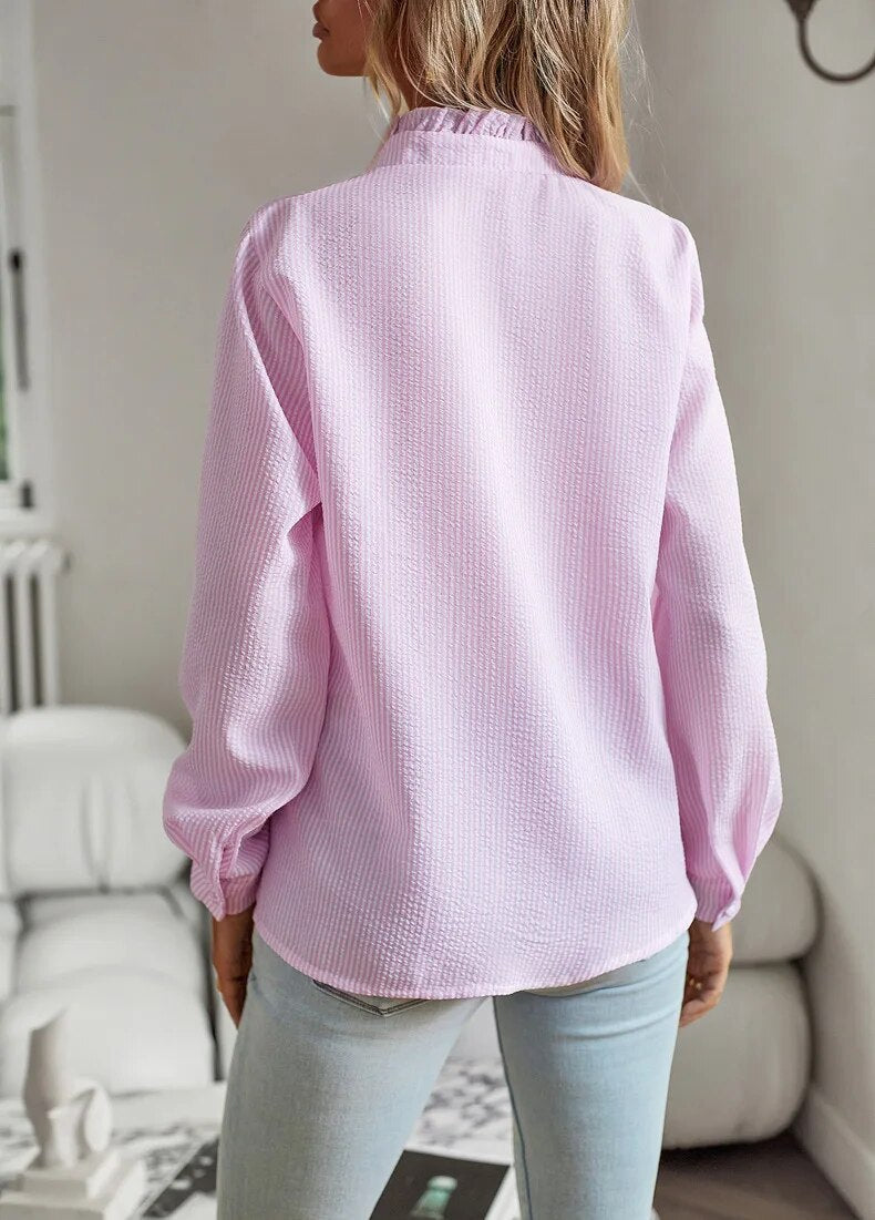 Marina | Blusa elegante de rayas