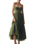 Bali | Vestido midi con corsé