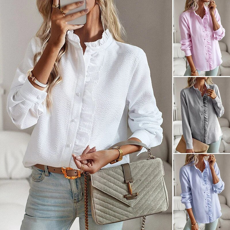 Marina | Blusa elegante de rayas